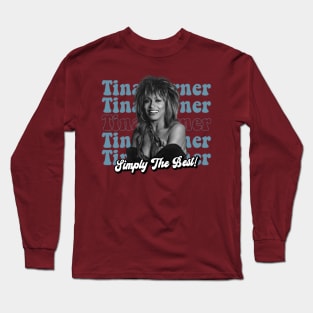 Tina Turner 80s Long Sleeve T-Shirt